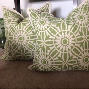 Villa Linen | Down Insert Pillows | Set of 2